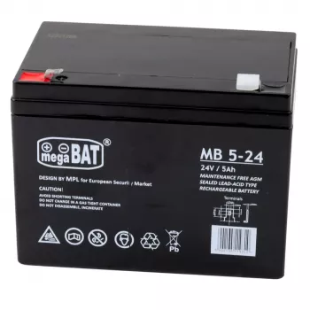 LEAN CARS Μπαταρία AGM Gel 12V 5Ah για οχήματα 24V