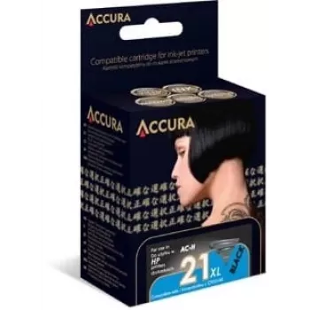 ACCURA Μελανοδοχείο εκτυπωτή HP Νο. 21 XL (C9351CE) Συμβατό Μαύρο Υψηλή απόδοση