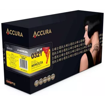 Accura Συμβατό μελανοδοχείο τόνερ Magenta (TN-321M Αντικατάσταση) για Konica Minolta bizhub C224/C284/C364/C224e/C284e/C364e