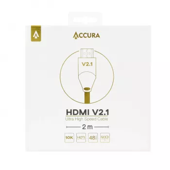 Accura Premium Καλώδιο HDMI 2.1 2,0m - 8K 48Gbps