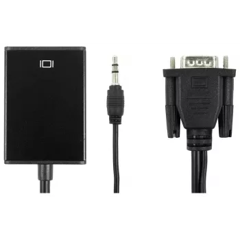 Accura Μετατροπέας βίντεο & ήχου VGA + Minijack σε HDMI 0,2m