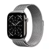 Crong Milano Steel Ανοξείδωτο λουράκι για Apple Watch 44/45/46/49 mm Ασημί