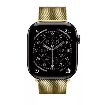 Crong Milano Steel - Ανοξείδωτο λουράκι για Apple Watch 42/44/45/49 mm (Χρυσό)