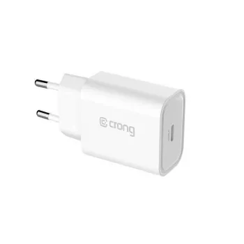 Crong Φορτιστής ταξιδιού USB-C 20W Power Delivery Λευκό