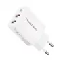 Wozinsky CWCUCW 30W Φορτιστής τοίχου USB-C / 2 x USB-A - Λευκό