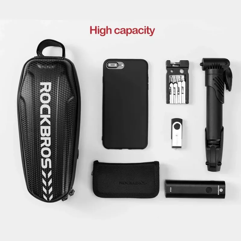 ROCKBROS B60 Αδιάβροχη τσάντα σκελετού ποδηλάτου - Μαύρο