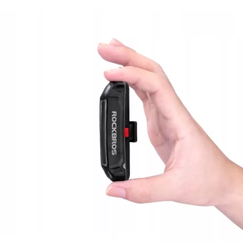 ROCKBROS A54BK Πίσω φως ποδηλάτου με καλώδιο Micro-USB - Μαύρο