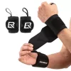 ROCKBROS Αθλητικό Περιβραχιόνιο 0431001 Μαύρο (Συσκευασία 2 τεμ.)