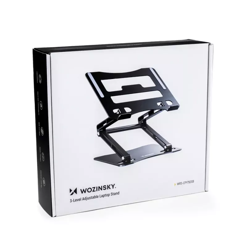 Wozinsky Βάση laptop μαύρη + βάση κινητού