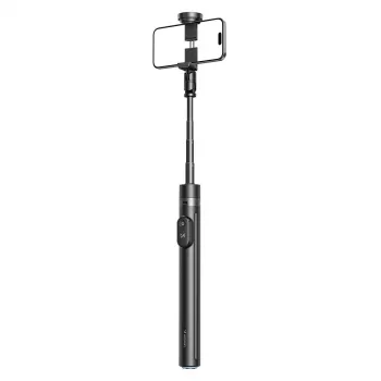 Premium Selfie Stick Wozinsky WRZP1 με αυτόματα αναδιπλούμενα πόδια, λειτουργία τριπόδου, 1,7 m - μαύρο