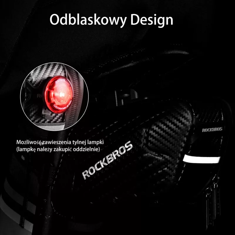 ROCKBROS B59 Τσάντα Σέλας 1,5L - Μαύρο