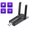 Wozinsky WAX-1800 Dual-Band Wireless USB 3.0 WiFi 6 Adapter - Μαύρο