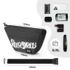Rockbros G011 Flash Journey Τσάντα τιμονιού – Τραπεζοειδής, Μαύρο