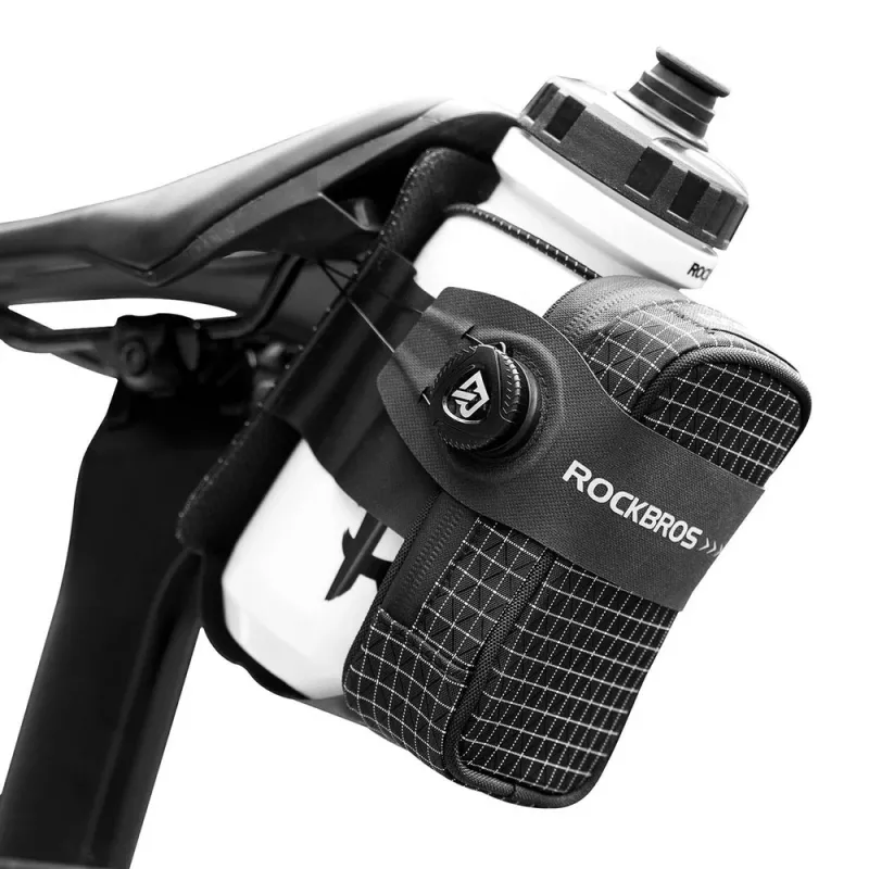 Rockbros P010 Πολυλειτουργική τσάντα σέλας ποδηλάτου, Μαύρο