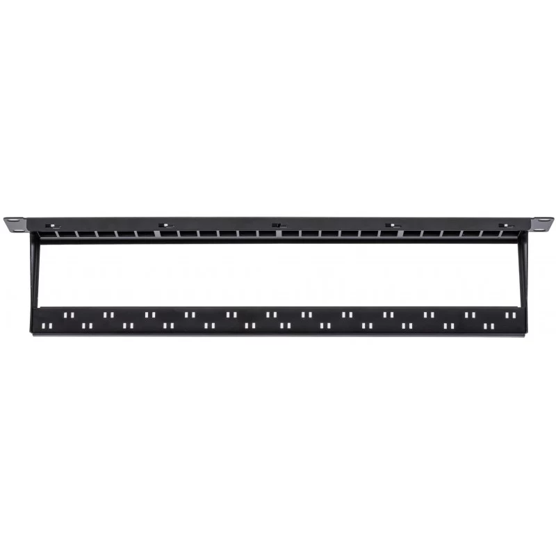NETRACK 104-20 24-Port Keystone Patch Panel 1U 19 inch Μαύρο