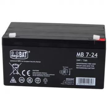 LEAN CARS Μπαταρία Gel οχήματος για μπαταρία 24V7AH