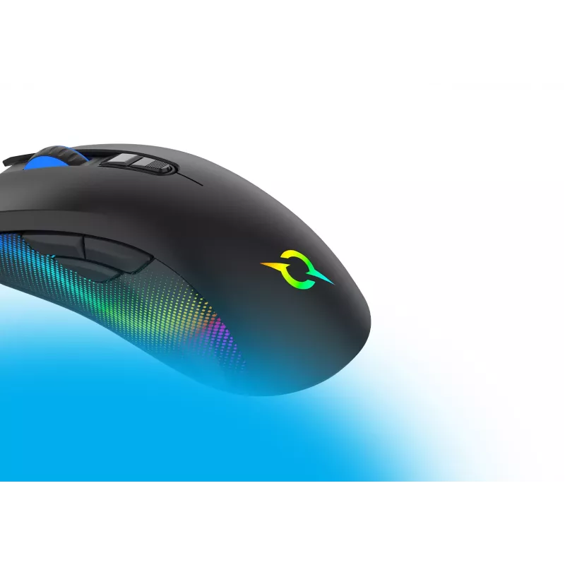 AQIRYS Phoenix ενσύρματο RGB Gaming ποντίκι, 12000 DPI, μαύρο