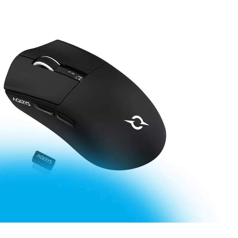AQIRYS ZEPHYR Μαύρο Gaming Ποντίκι