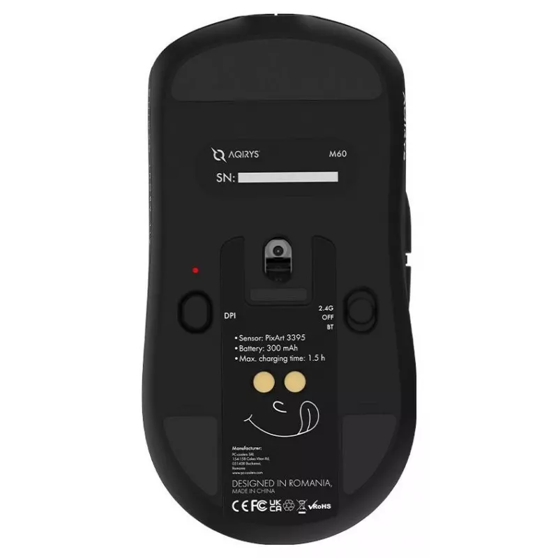 AQIRYS M60 Gaming Ποντίκι Μαύρο