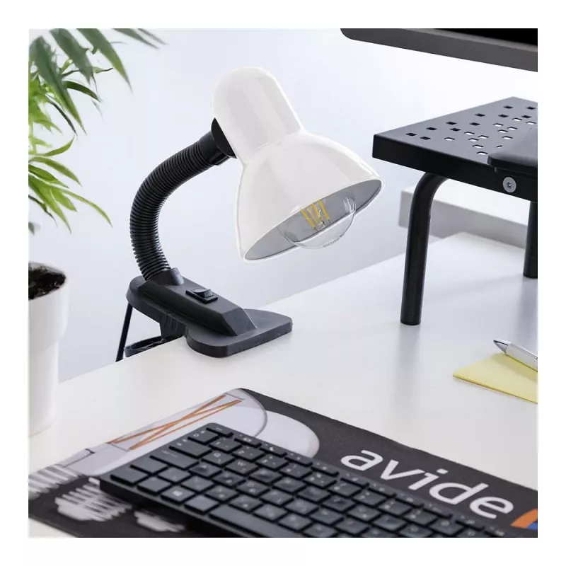 Avide Basic Clipbar Max 60W Φωτιστικό γραφείου με κλιπ Μαύρο