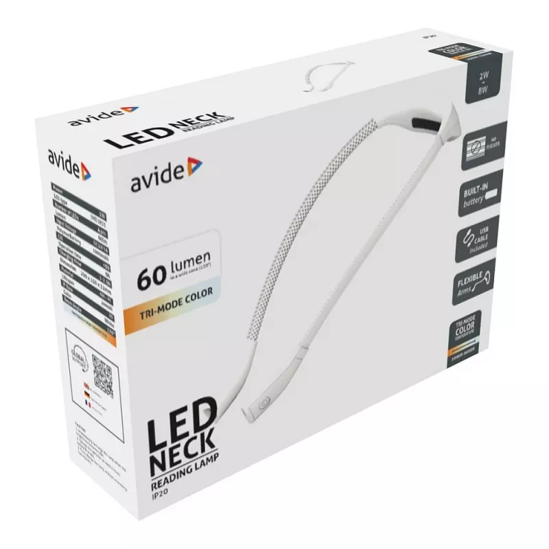 Avide Φωτιστικό λαιμού ανάγνωσης, Dimmable