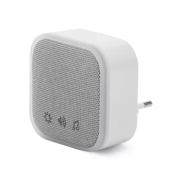 ENTAC ασύρματο κουδούνι πόρτας AC plug-in IP44 πομπός με 1x μπαταρία CR2032