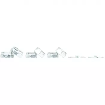 Atlas Hardware Pack Ξηροί καρποί - Σετ 100 τεμ. εξάγωνων παξιμαδιών, χάλυβας, γαλβανισμένα, χοντρό σπείρωμα (UNC & μετρικό)