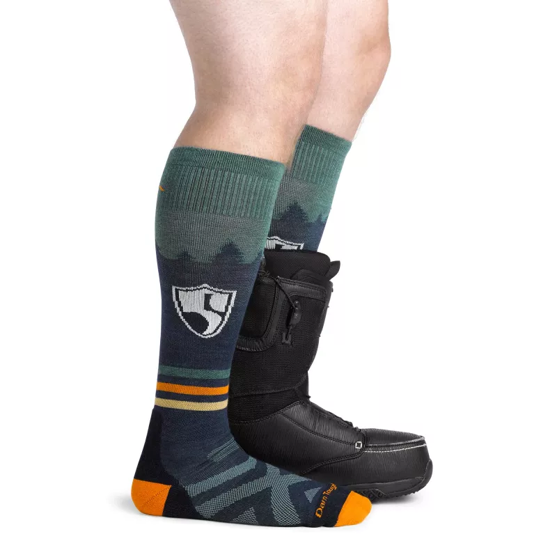 Darn Tough High Fives OTC Midweight with Cushion καλτσάκι σκι - Eclipse, μέγεθος M