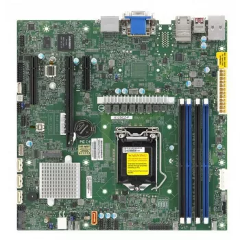 Supermicro X12SCZ-QF Μητρική Micro ATX, Intel C252, LGA 1200, DDR4, Dual Gigabit LAN, IPMI