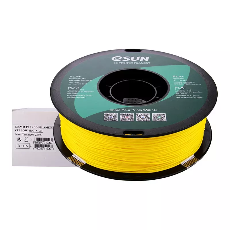 ESUN PLA+ 1,75mm κίτρινο 1kg νήμα εκτυπωτή 3D