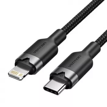 VENTION LALBH καλώδιο USB-C σε Lightning 2m μαύρο MFi-certified γρήγορη φόρτιση