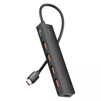 VENTION USB-C σε USB 3.2 Gen 2 Hub με 100W PD, 0,15m, μαύρο