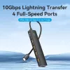 VENTION USB-C σε USB 3.2 Gen 2 Hub με 100W PD, 0,15m, μαύρο