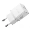 Baseus Palm 30W USB-C USB-A Επιτοίχιος Φορτιστής Λευκό Βύσμα EU