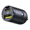 Baseus Tiny Star 30W USB-A USB-C Επιτοίχιος Φορτιστής Μαύρο