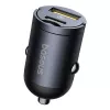 Baseus Tiny Star 30W USB-A USB-C Επιτοίχιος Φορτιστής Μαύρο