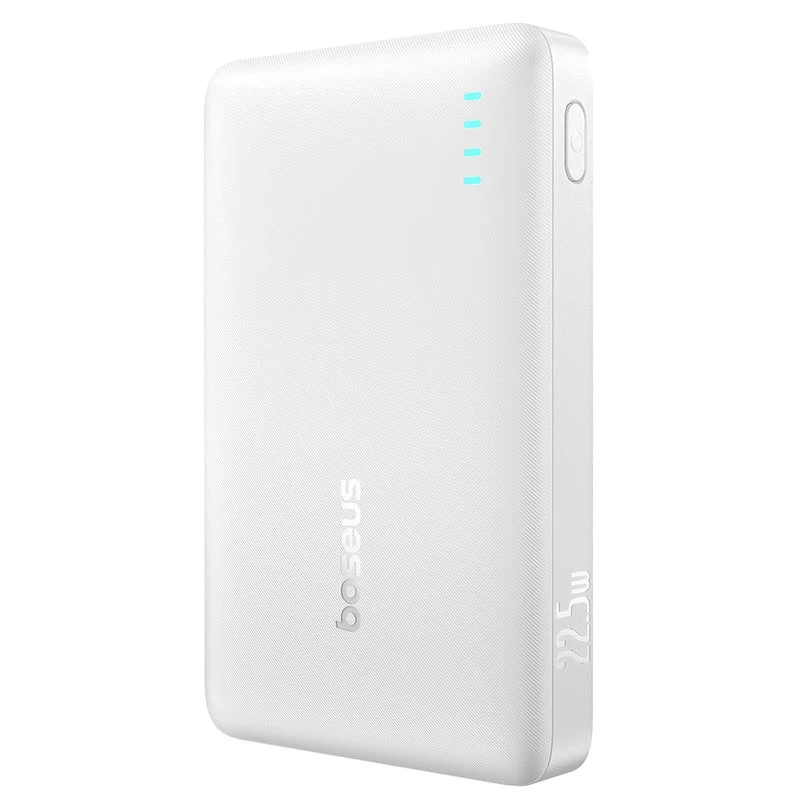 Baseus EnerFill FP21 10000 mAh 22.5W USB-A USB-C Power Bank Λευκό