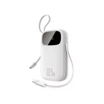 Baseus EnerFill FC31 20000 mAh 22.5W USB-C + Lightning Power Bank Λευκό