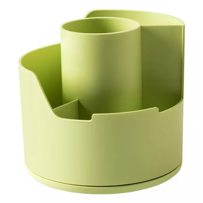 Deli LonGreen θήκη στυλό πράσινο λάιμ 12x12x11cm