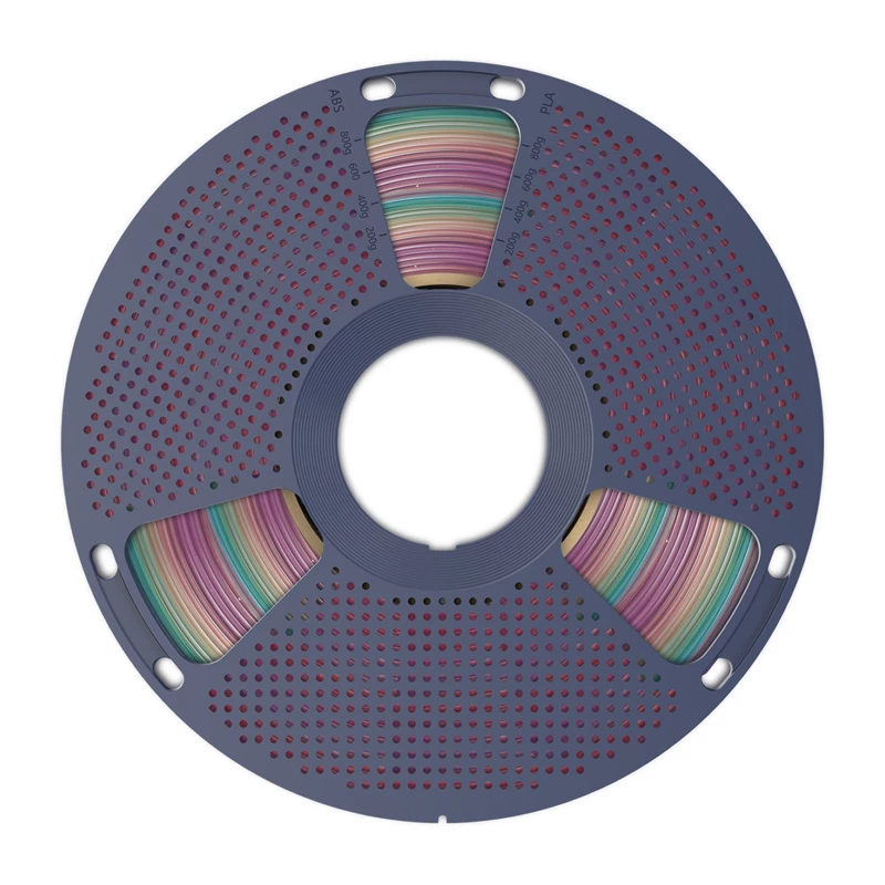 Νήμα εκτυπωτή 3D SUNLU PLA Transparent Rainbow 1,75 mm 1 kg