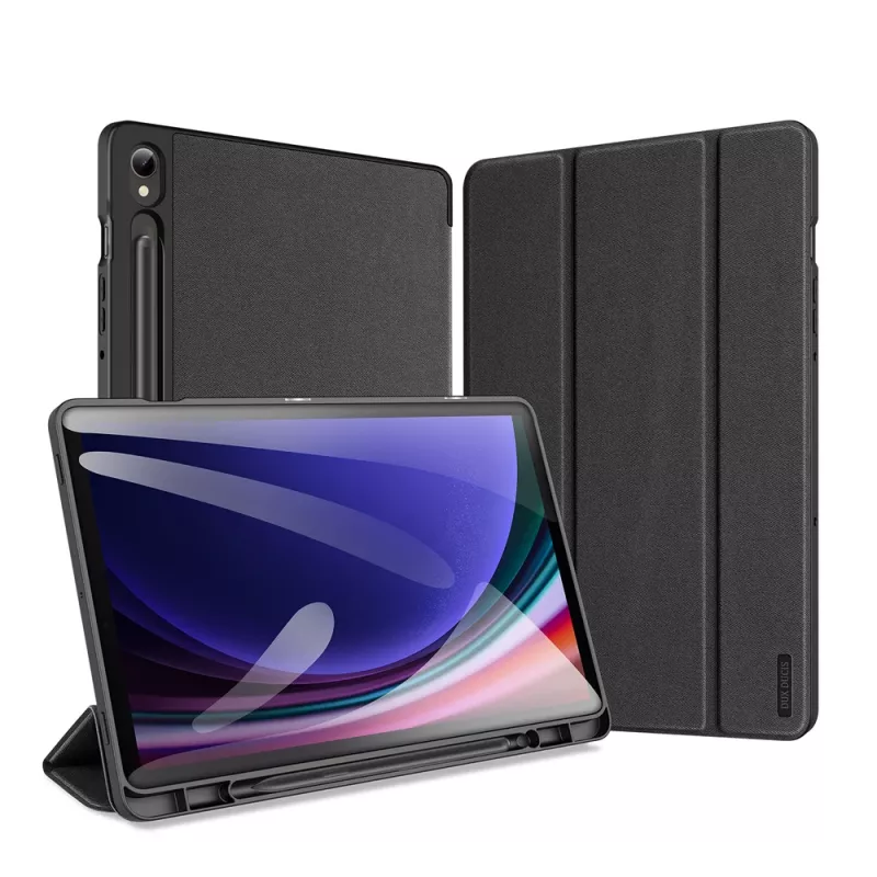 Dux Ducis Domo Folio θήκη με Smart Sleep για Samsung Galaxy Tab S9 - μαύρο