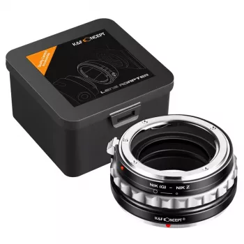 K&F Concept Nikon F (G/AF-S) σε Nikon Z Προσαρμογέας Φακού, Μαύρο, Μοντέλο KF06.369