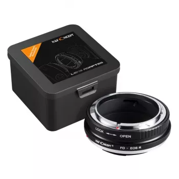 K&F Concept Προσαρμογέας Φακού Canon FD σε Canon RF (Μαύρο)