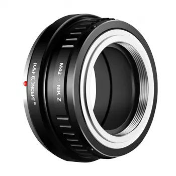 K&F Concept M42 σε Nikon Z-Mount Προσαρμογέας Φακού για Nikon Z5 Z6 Z7 Z50 Zfc Z9 Z8 Z30, Μαύρο