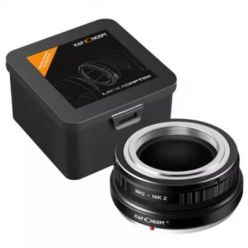 K&F Concept M42 σε Nikon Z-Mount Προσαρμογέας Φακού για Nikon Z5 Z6 Z7 Z50 Zfc Z9 Z8 Z30, Μαύρο