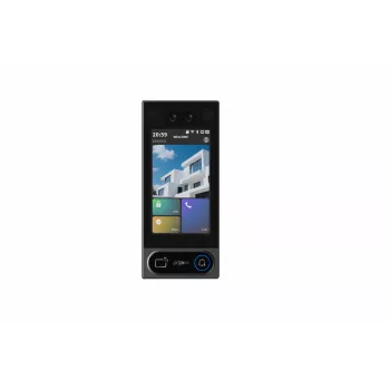 DAHUA VTO6631QB-WP βιντεοθυροτηλέφωνο με κάμερα 2MP, οθόνη αφής 4,3 ιντσών, ξεκλείδωμα με πρόσωπο/δακτυλικό αποτύπωμα/κάρτα/κωδικό/απομακρυσμένο, IP65, IK08, χωνευτή τοποθέτηση, μαύρο