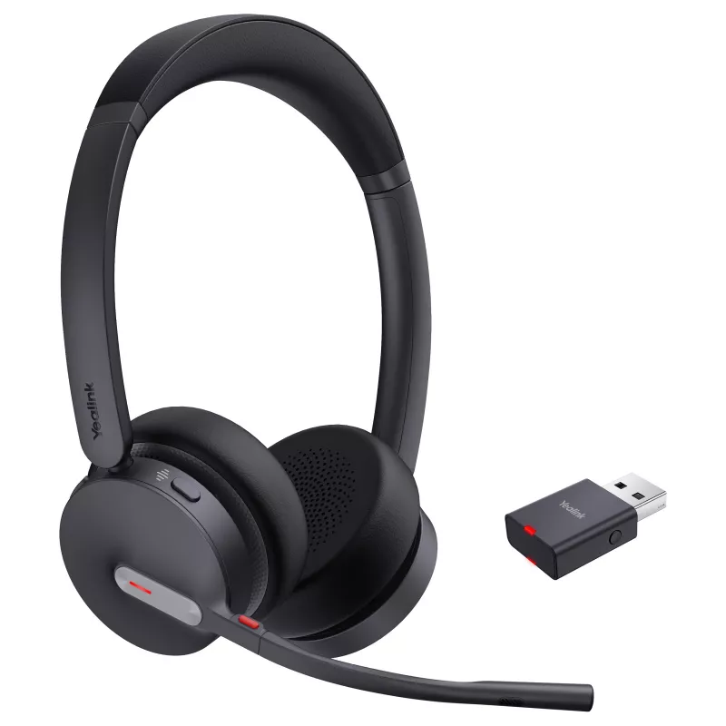 Yealink Headset WH64 Hybrid Dual με σταθμό φόρτισης
