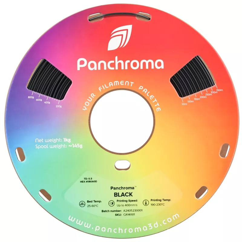 Polymaker Panchroma CoPE νήμα 3D εκτυπωτή, 1,75 mm, 1 kg, Μαύρο