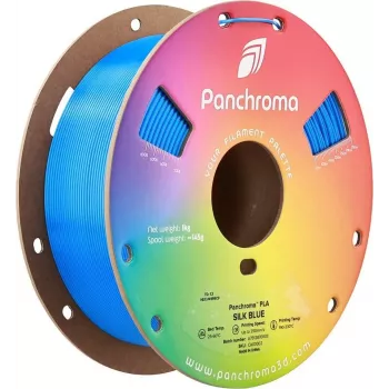 Νήμα εκτυπωτή 3D Polymaker Panchroma PLA Silk 1,75mm μπλε 1kg