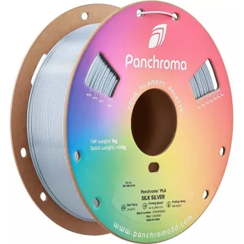 Νήμα εκτυπωτή 3D Polymaker Panchroma PLA Silk, 1,75 mm, 1 kg, ασημί